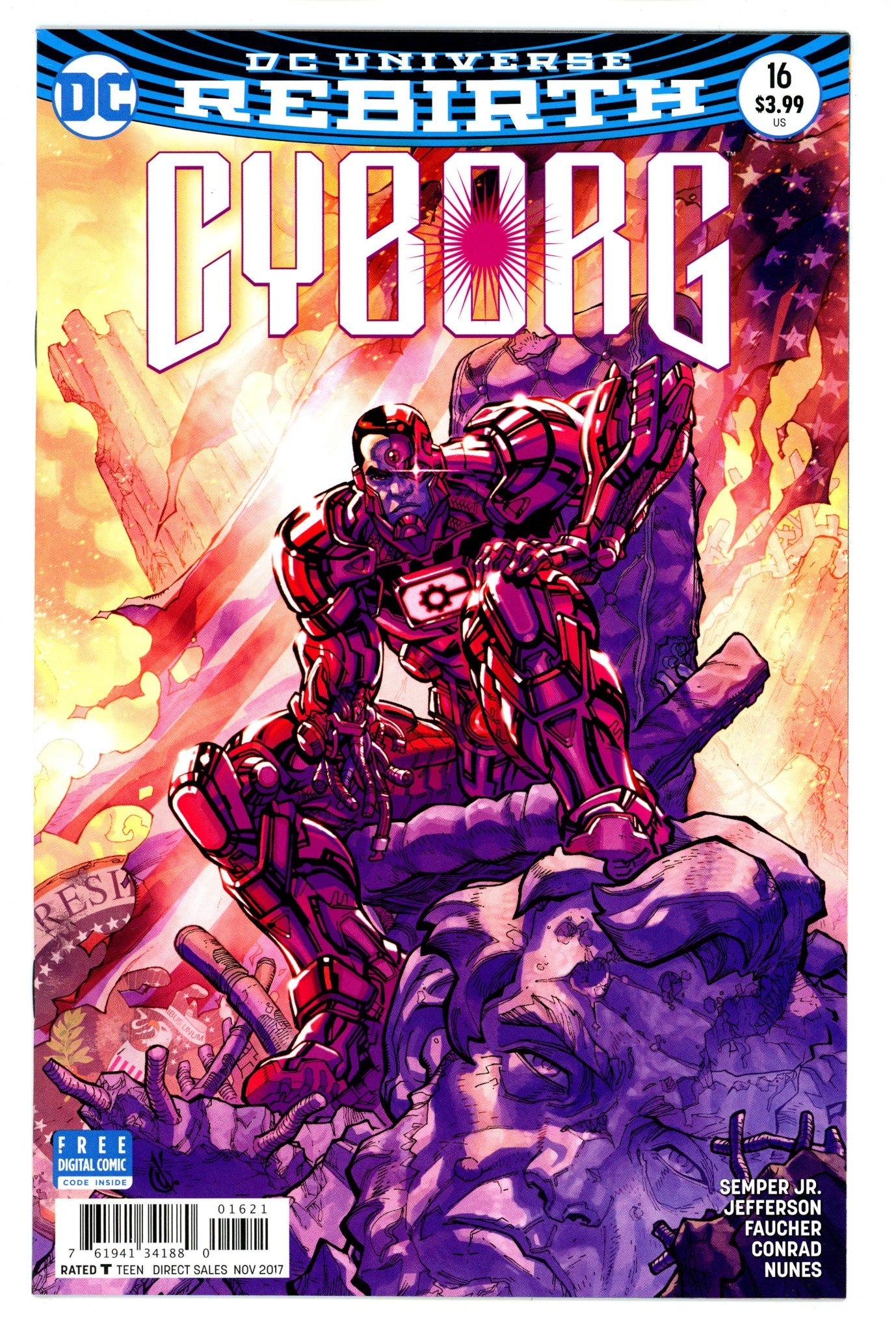 Cyborg Vol 2 16 High Grade (2017) D'Anda Variant 