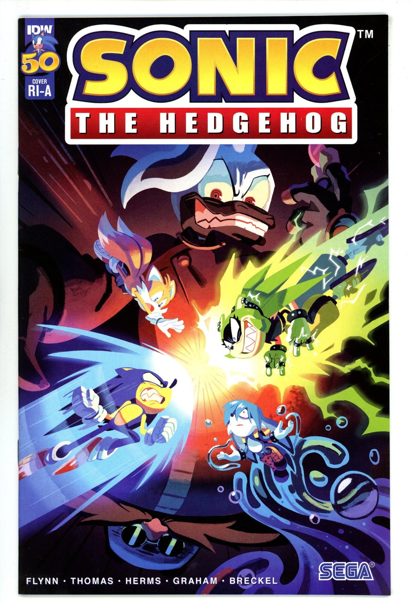 Sonic the Hedgehog Vol 3 50 VF+ (8.5) (2022) Fourdraine Incentive Variant 