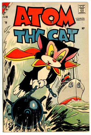 Atom the Cat 10 FN/VF (7.0) (1957) 