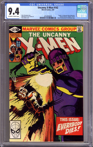 The Uncanny X-Men Vol 1 142 CGC 9.4 (NM) (1981)