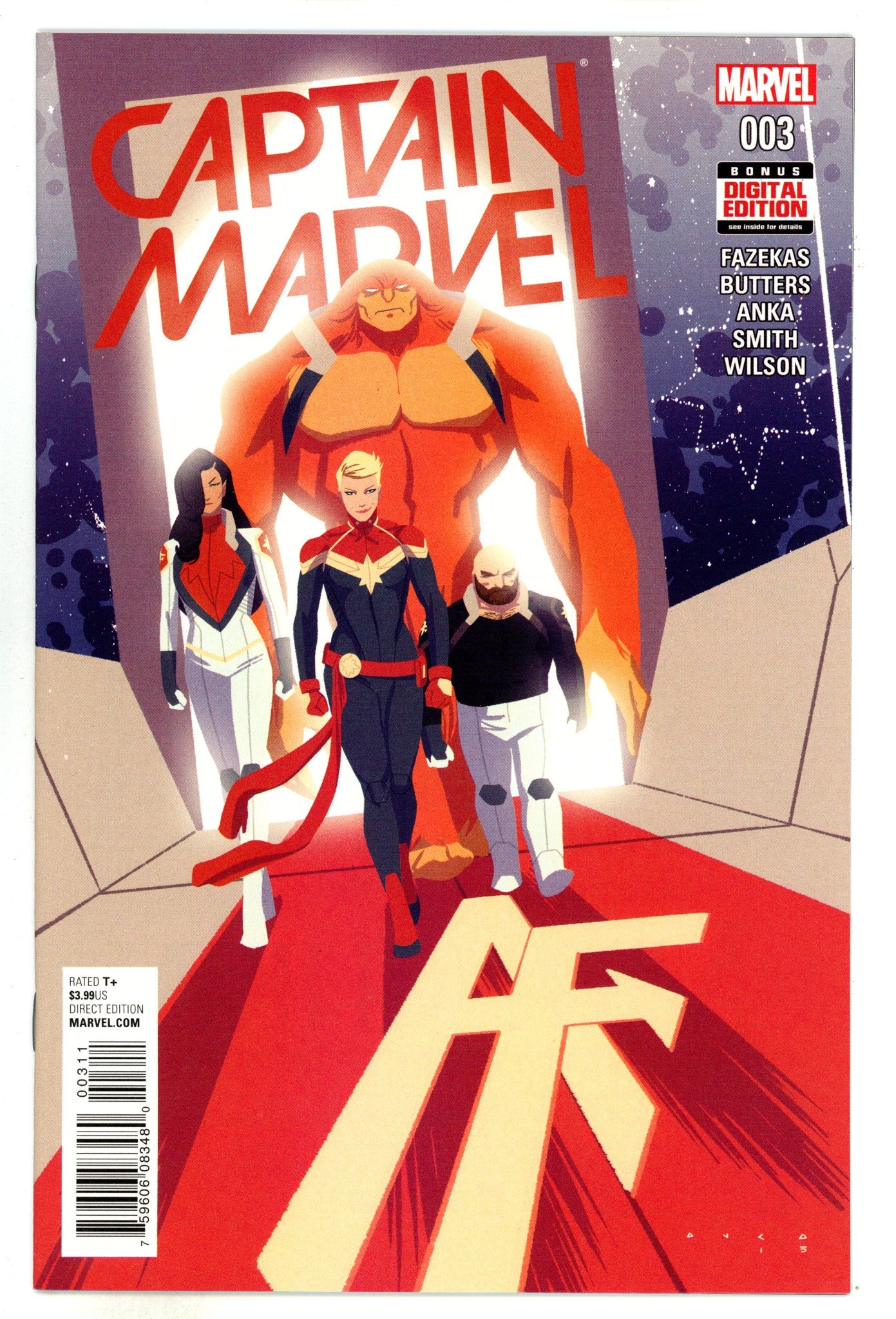 Captain Marvel Vol 10 3 High Grade (2016) 