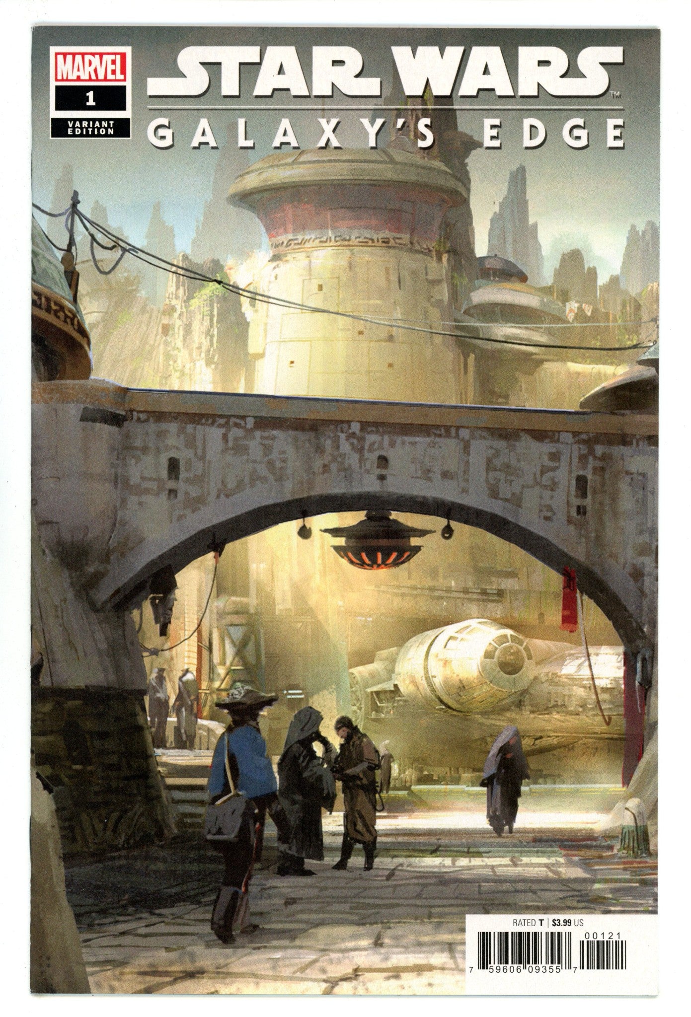 Star Wars: Galaxy's Edge 1 VF/NM (9.0) (2019) Lim Attraction Variant 