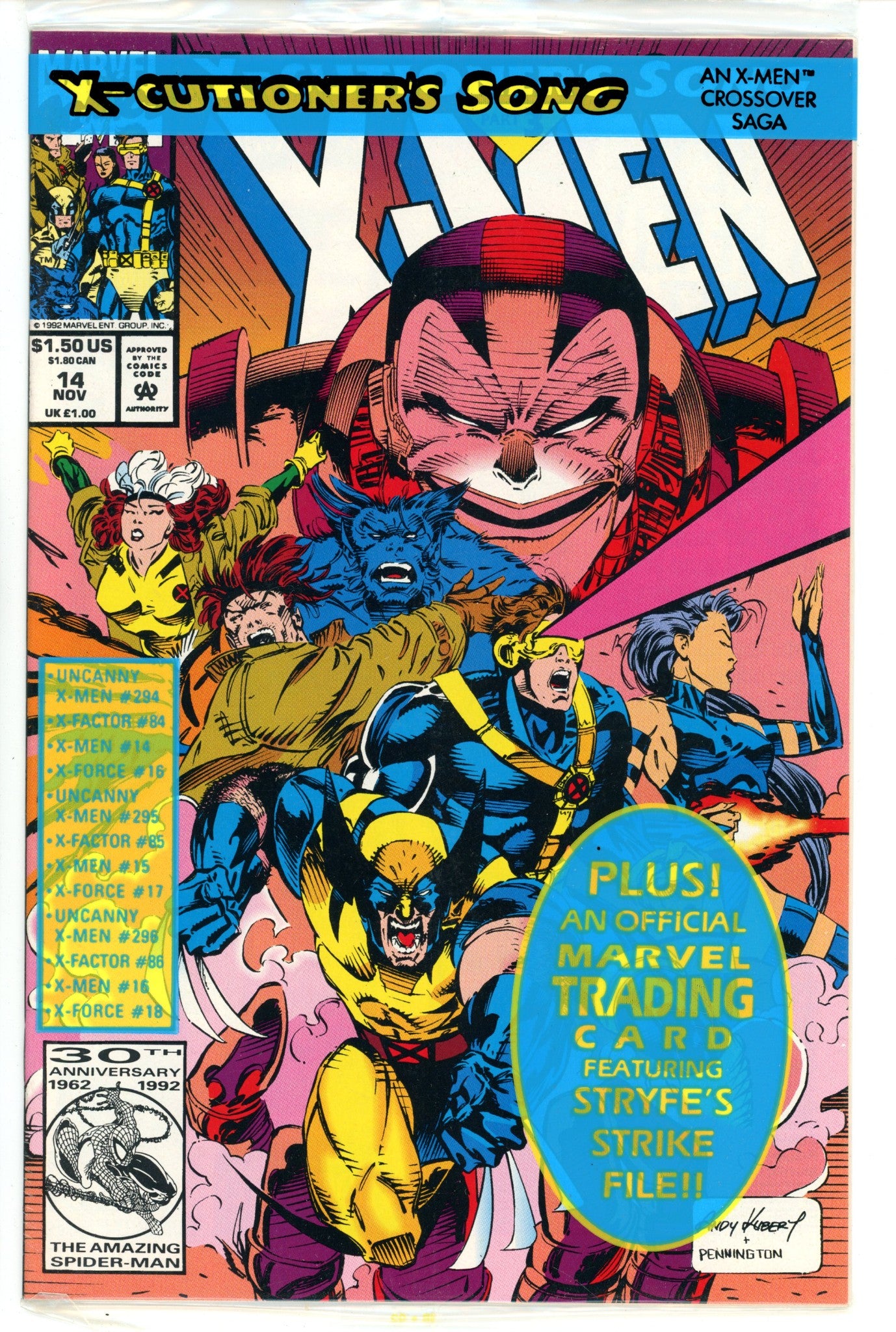 X-Men Vol 1 14 Sealed (1992)