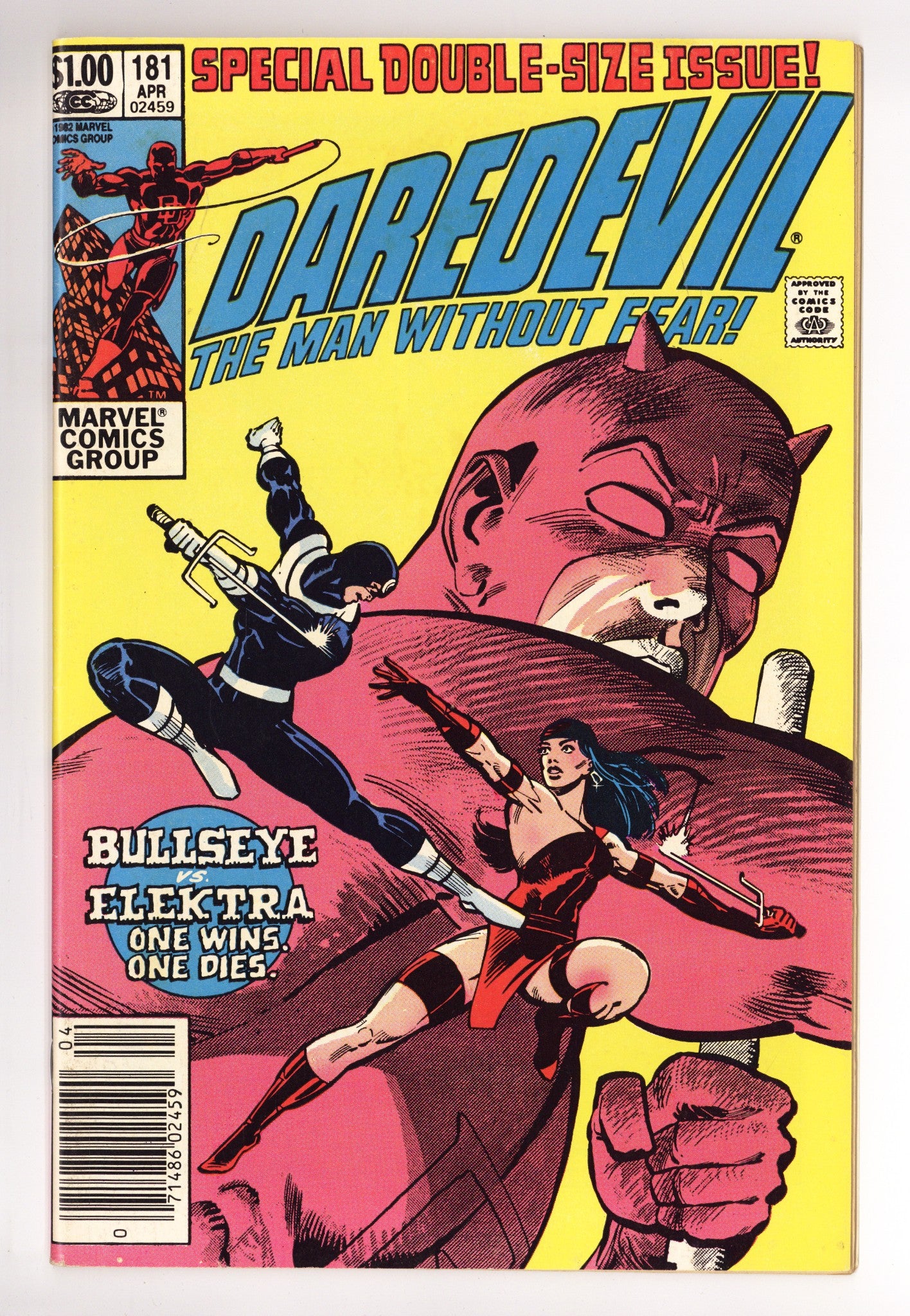 Daredevil Vol 1 181 FN/VF (7.0) (1982) Newsstand 