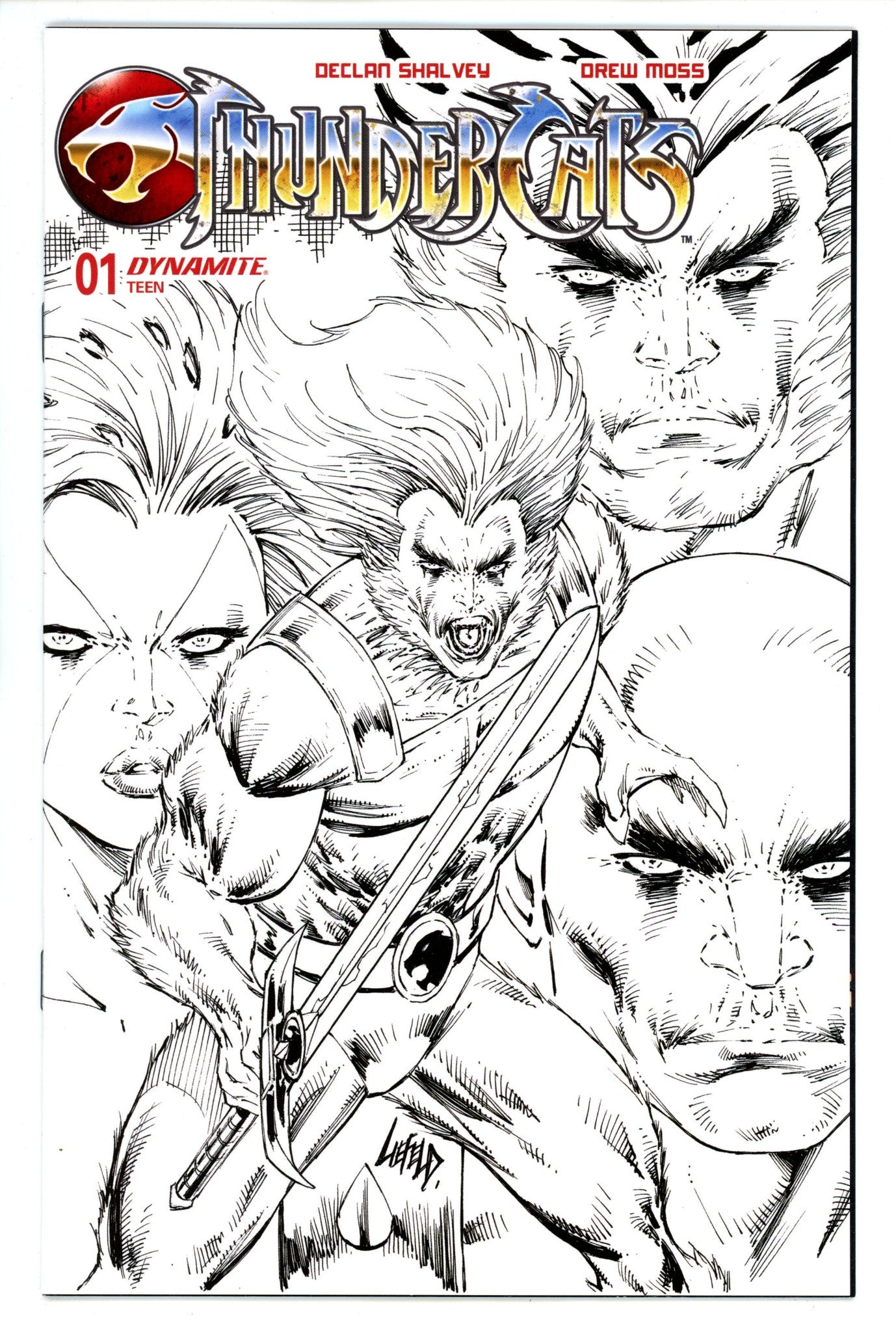 Thundercats 1 Liefeld B&W Incentive Variant (2024)
