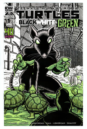 Teenage Mutant Ninja Turtles: Black White, And Green 1 Berger Variant (2024)