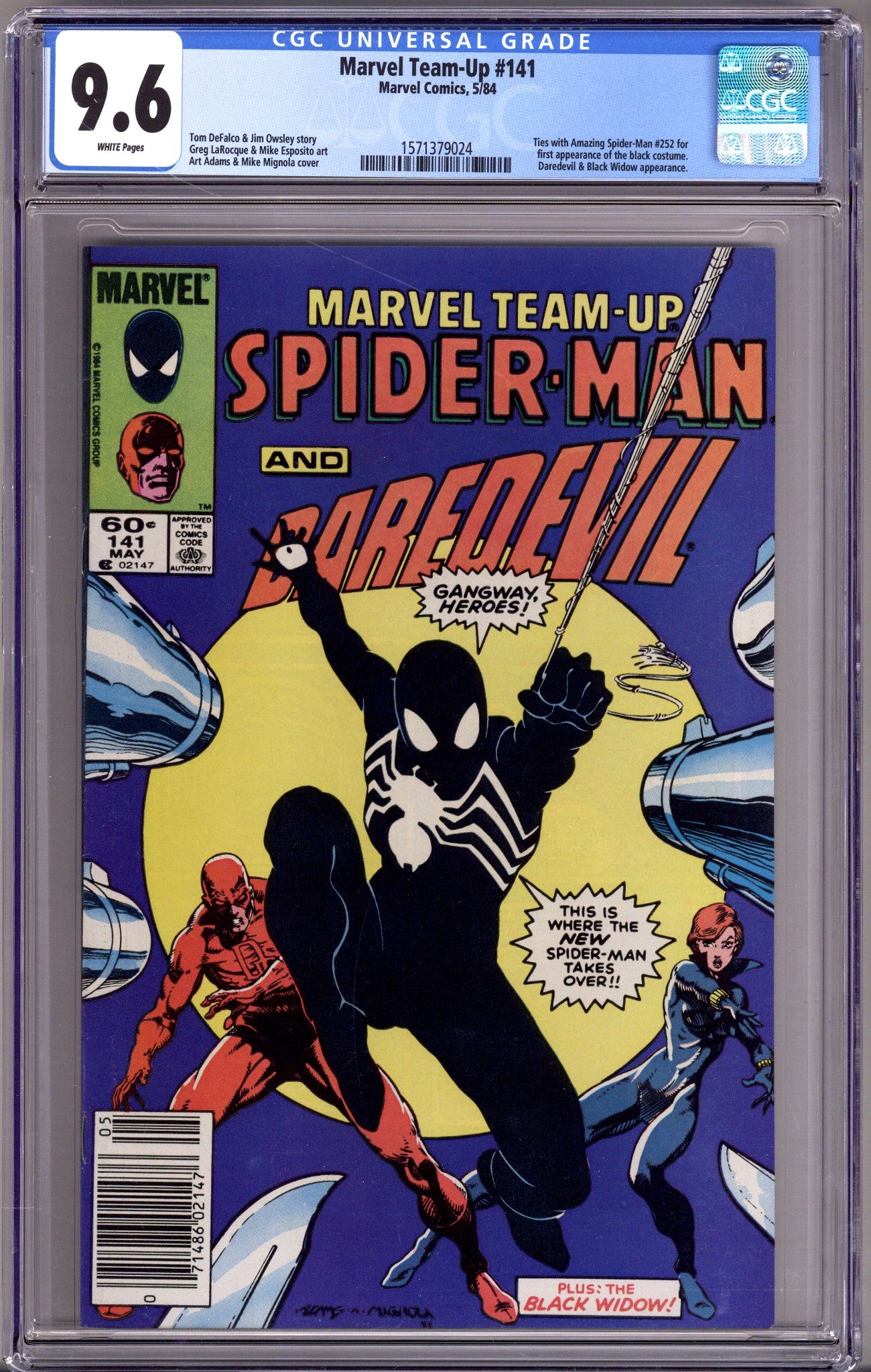 Marvel Team-Up Vol 1 141 CGC 9.6 (NM+) (1984) Newsstand 