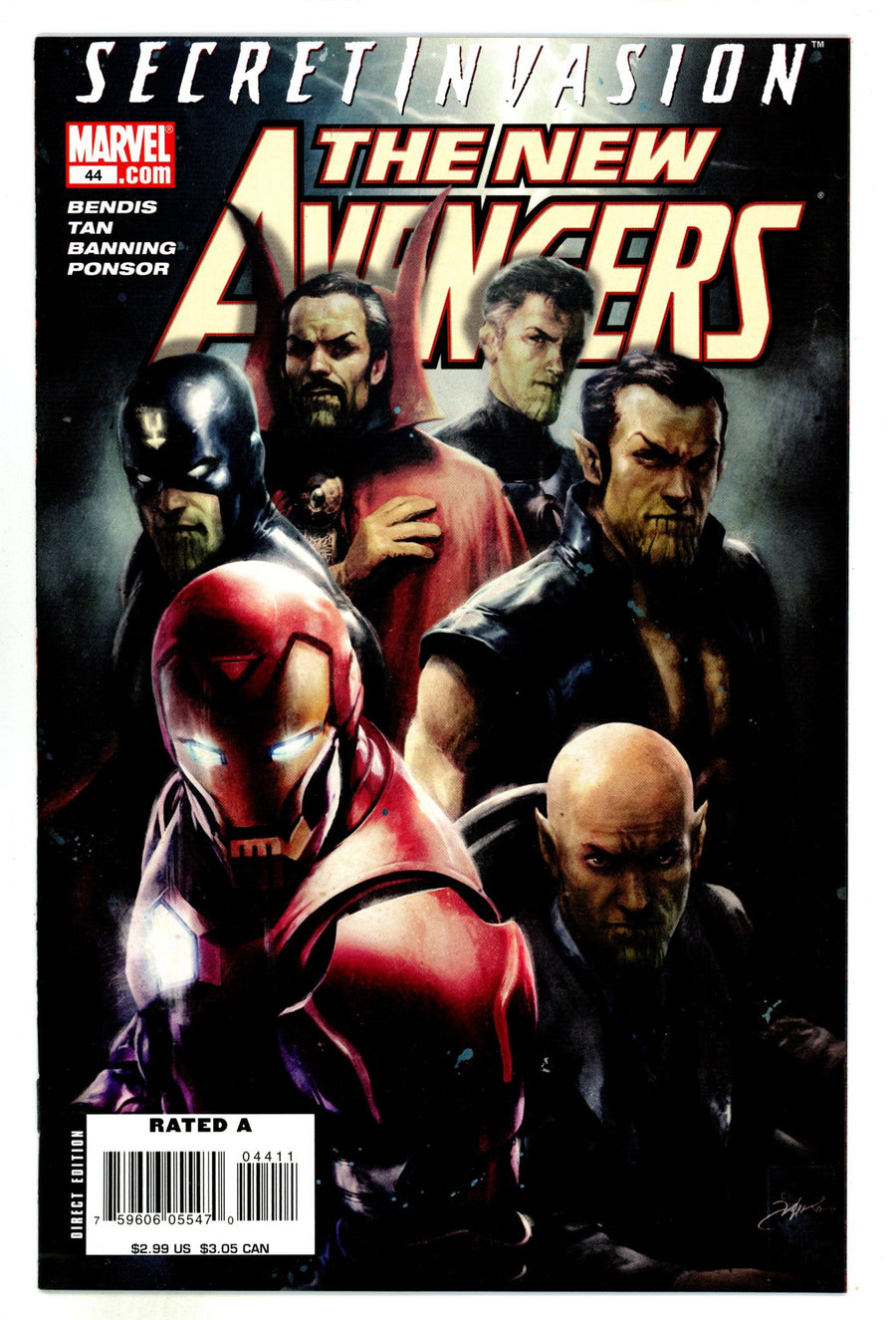 New Avengers Vol 1 44  High Grade  (2008)  