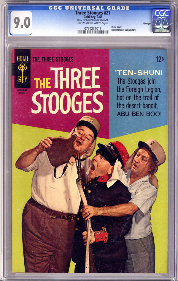 The Three Stooges 27 CGC 9.0 (VF/NM) (1966)