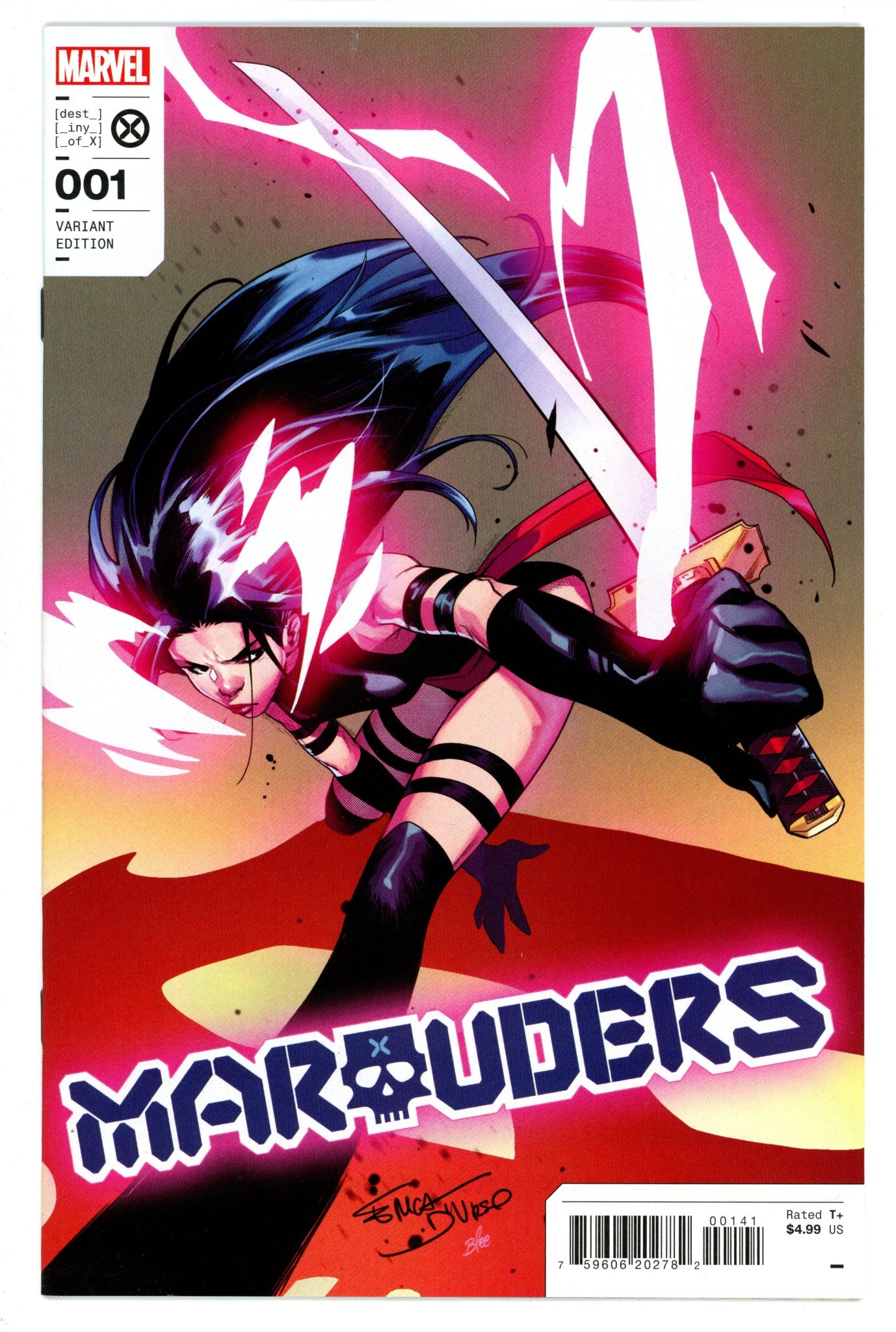 Marauders Vol 2 1 High Grade (2022) D'Urso Variant 