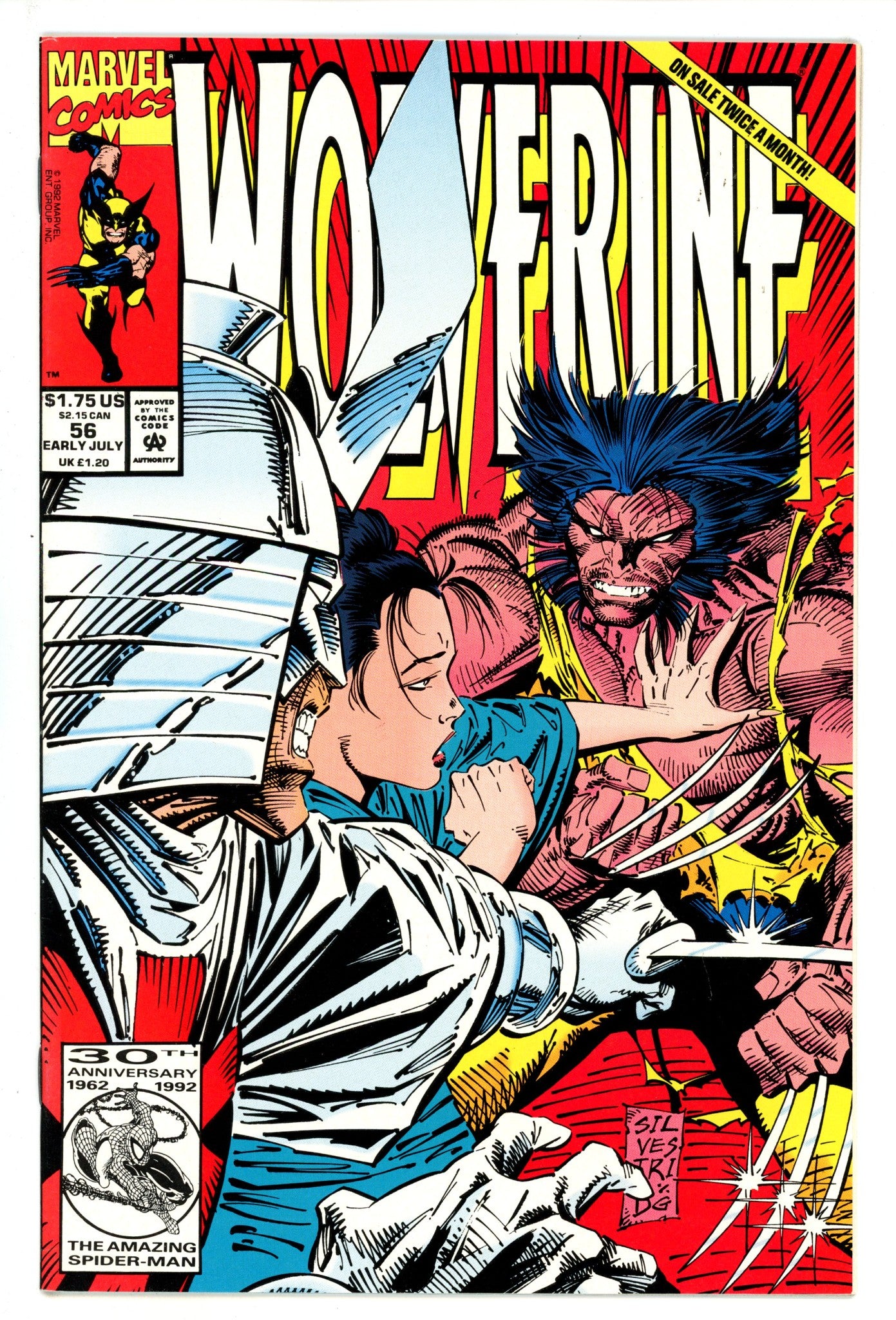 Wolverine Vol 2 56 High Grade (1992) 