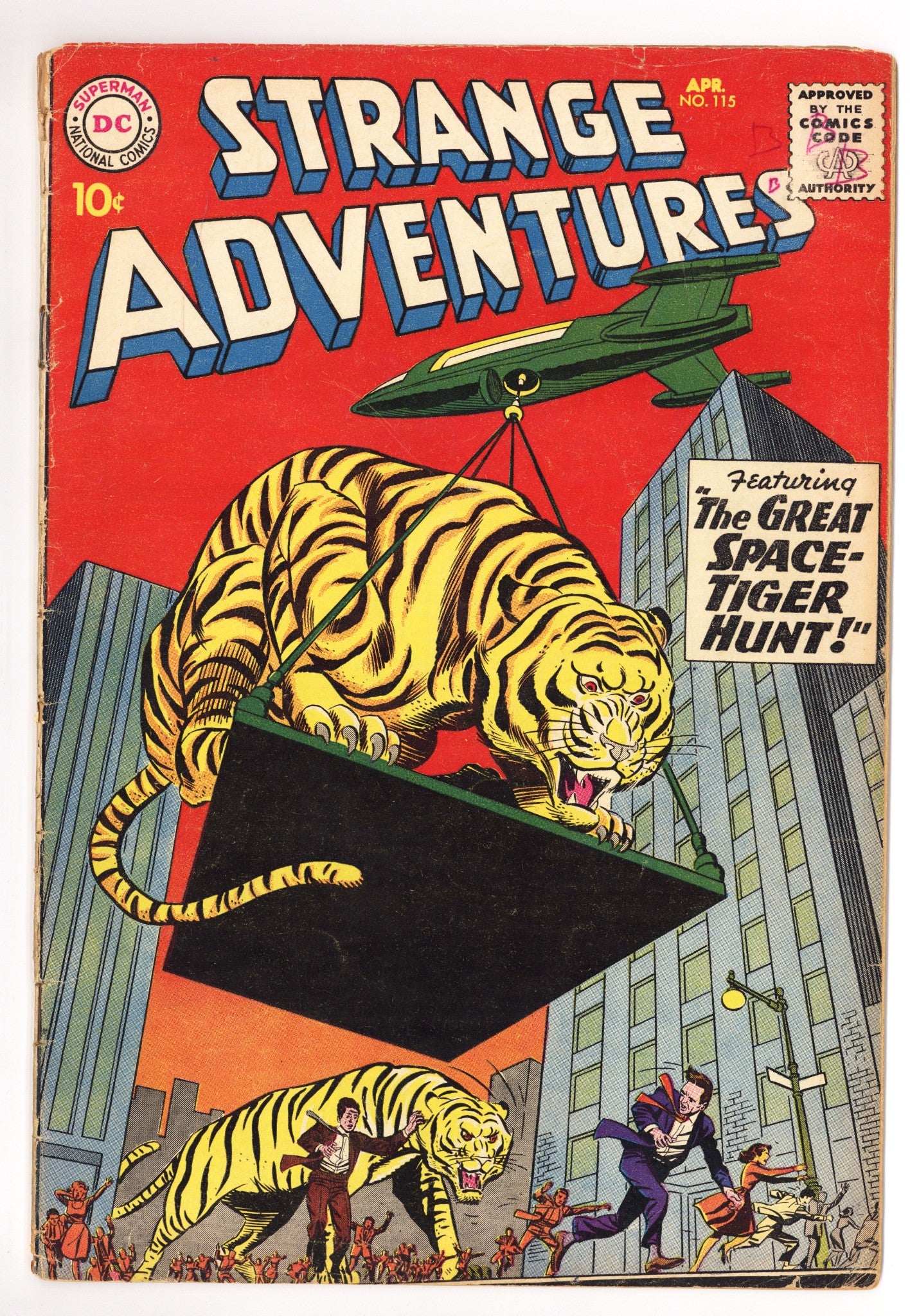 Strange Adventures Vol 1 115 GD/VG (3.0) (1960) 