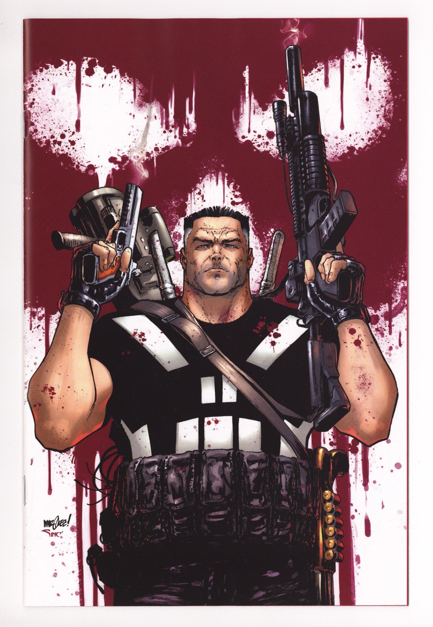 Marvel Knights: Punisher 1 Marquez Virgin 2nd Print Incentive VF/NM (2025)