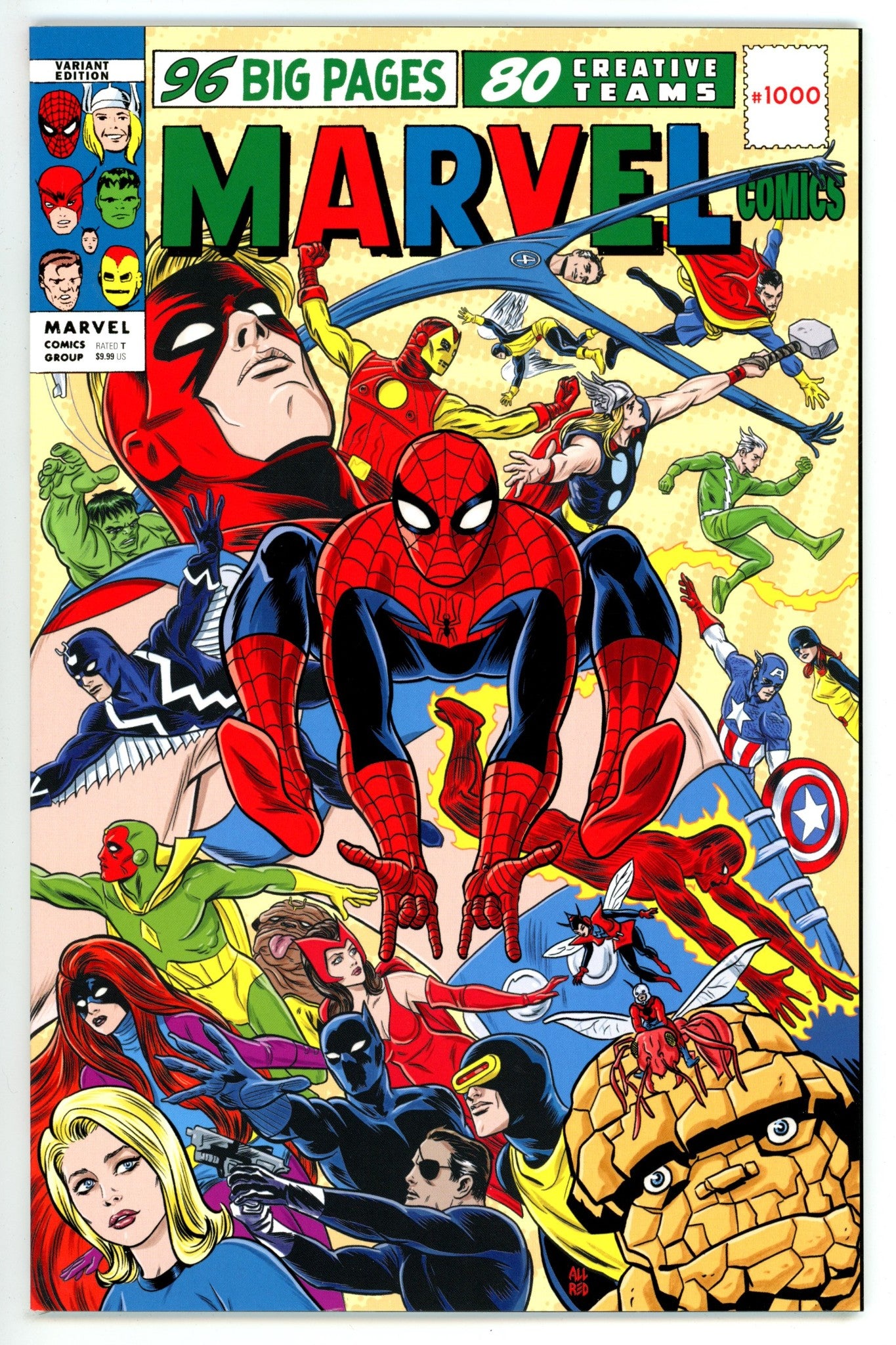 Marvel Comics 1000 High Grade (2019) Allred Variant 