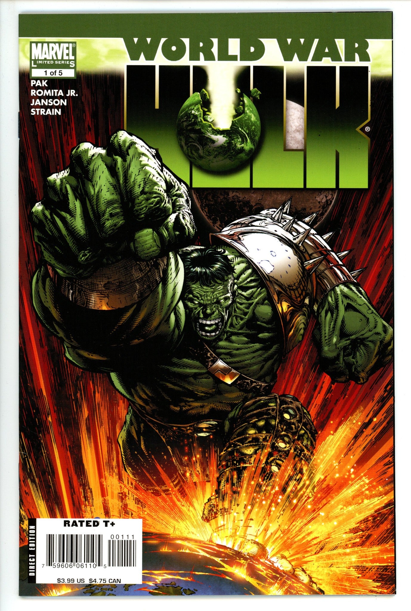 World War Hulk 1 VF/NM (9.0) (2007)