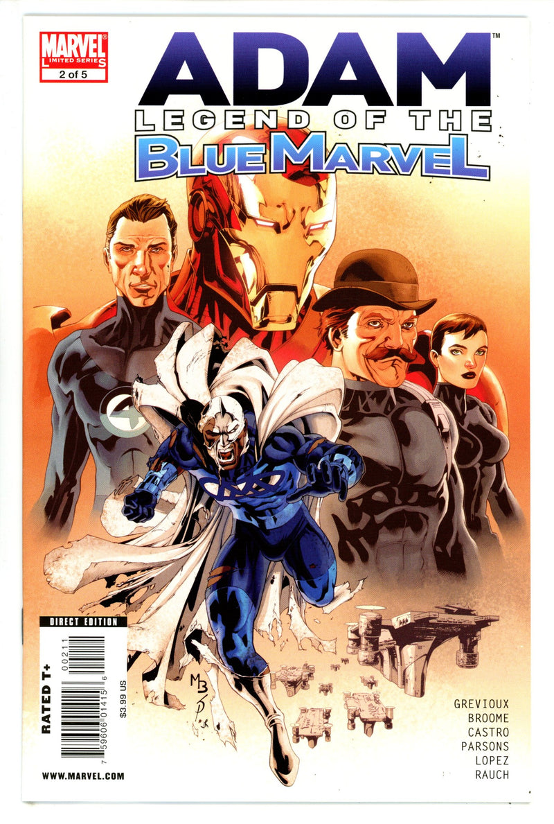 Adam: Legend of the Blue Marvel 2 NM- (9.2) (2009)