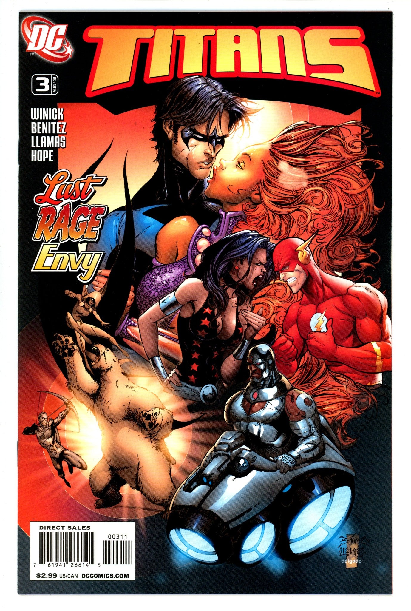 Titans Vol 2 3  High Grade  (2008)   