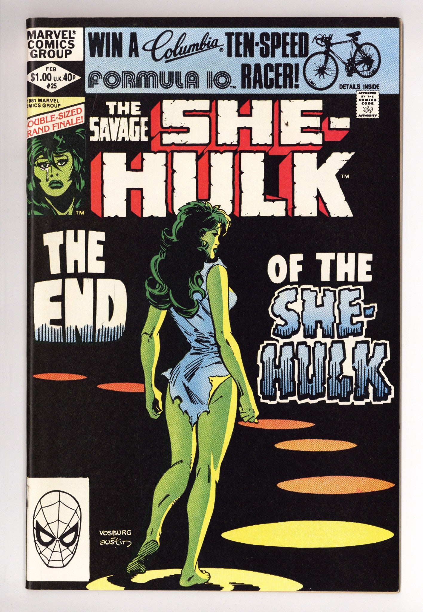 The Savage She-Hulk 25 NM- (9.2) (1982) 
