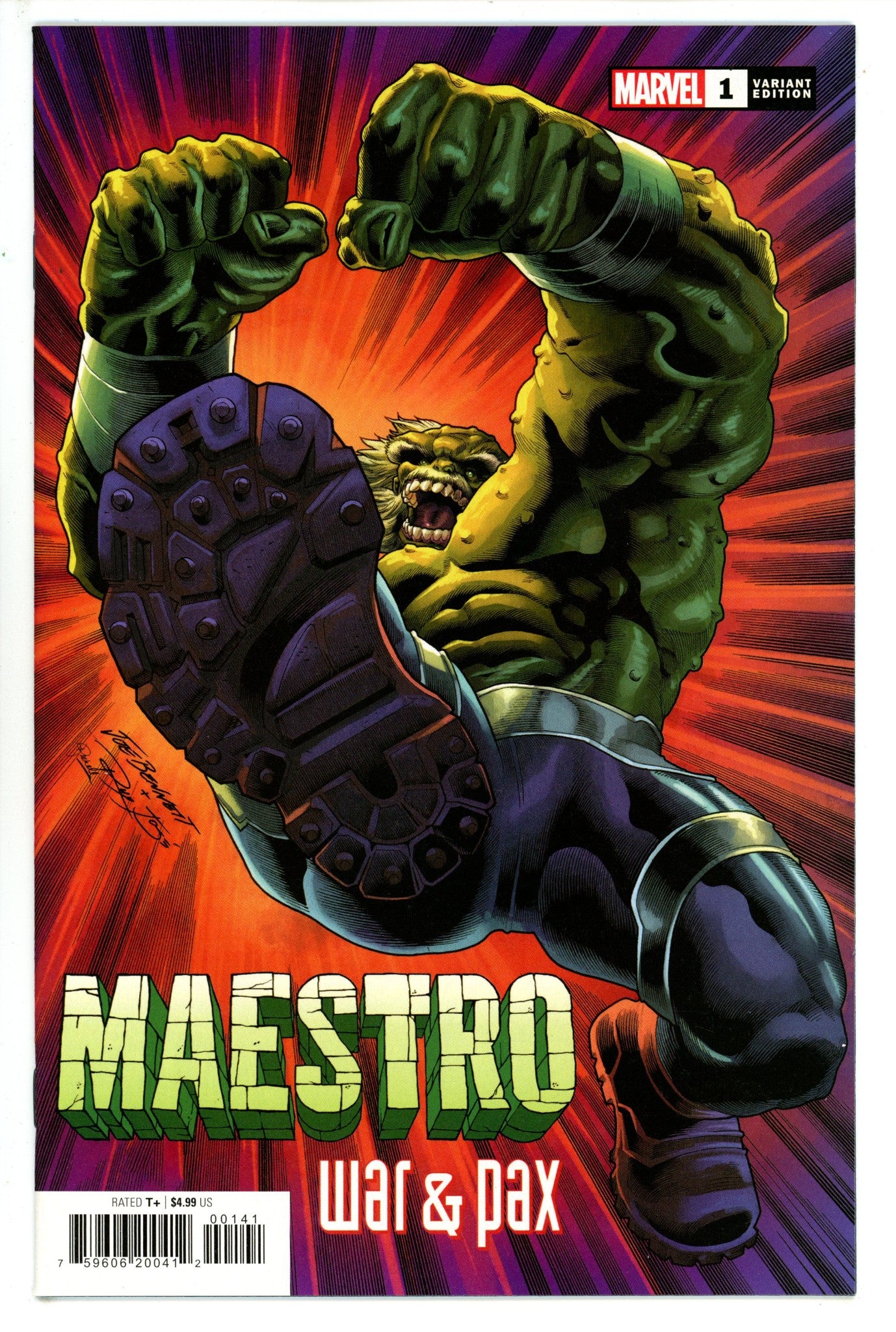 Maestro: War and Pax 1 Bennett Incentive Variant NM- (2021)