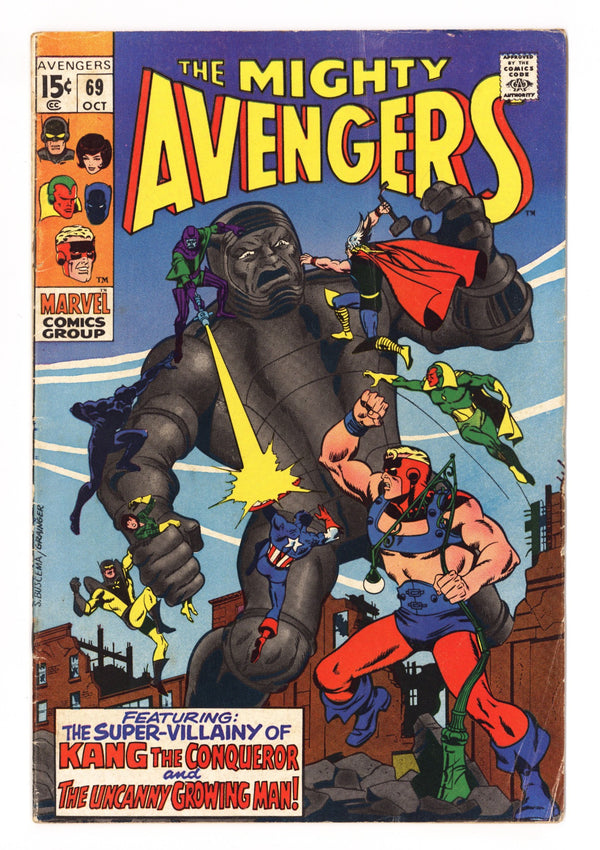 The Avengers Vol 1 69 VG+ (4.5) (1969)