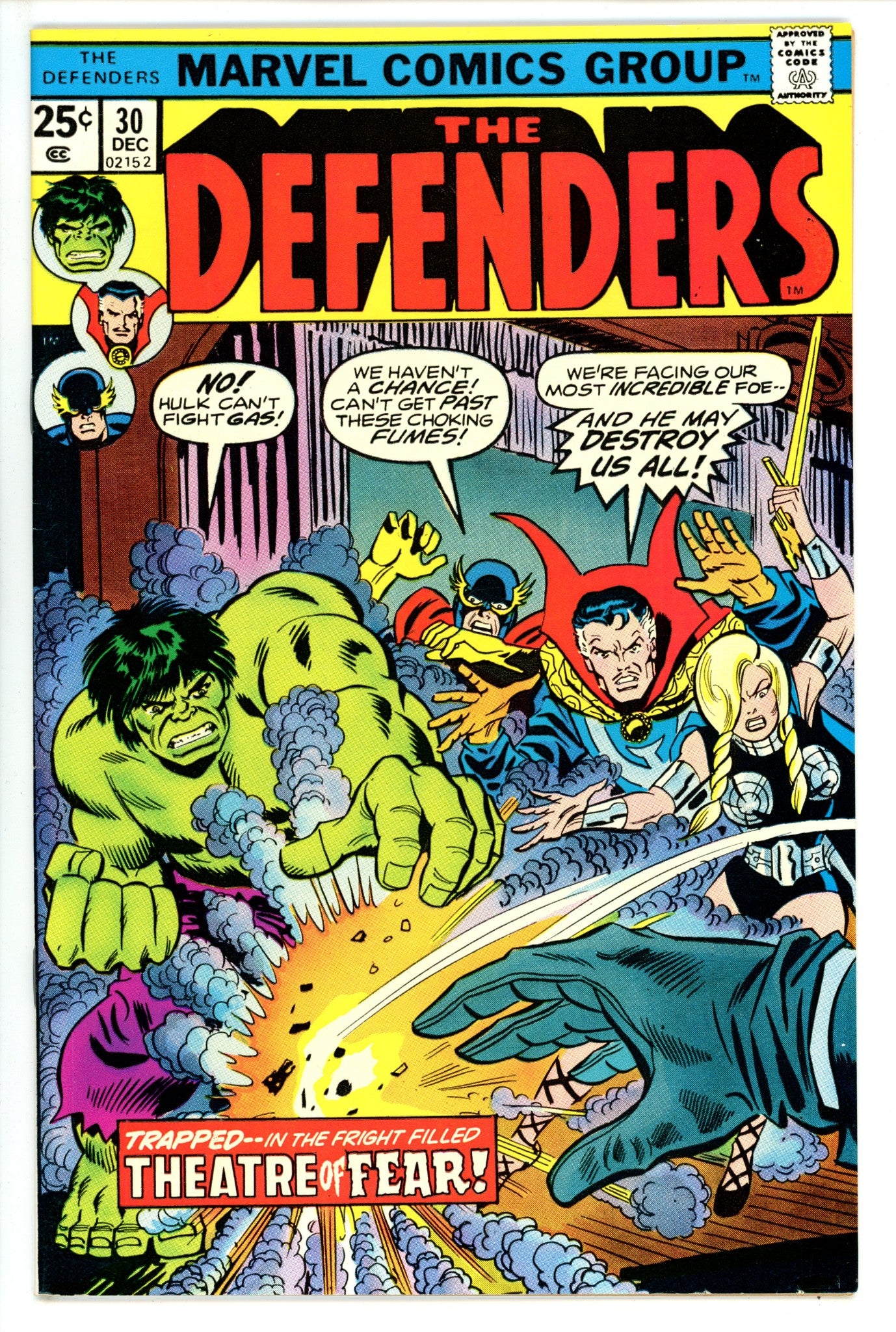 The Defenders Vol 1 30 VF (1975)