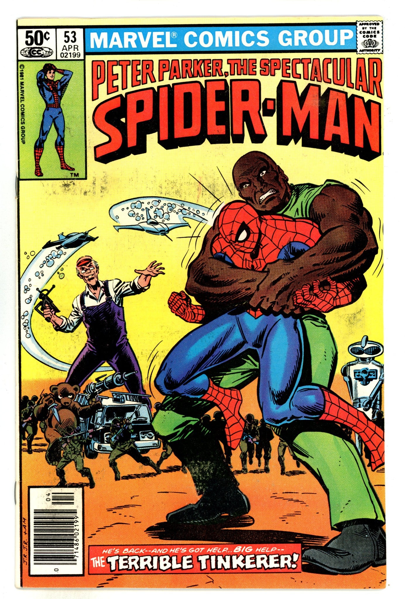 The Spectacular Spider-Man Vol 1 53  FN+ (6.5)  (1981)  Newsstand  