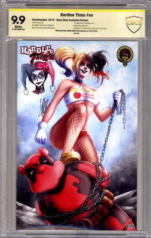 Hardlee Thinn   [nn] CBCS 9.9 (MINT)   (2019) Zhuo Virgin   Exclusive Variant  Signed / Remarked x1 Cover Anna Zhuo