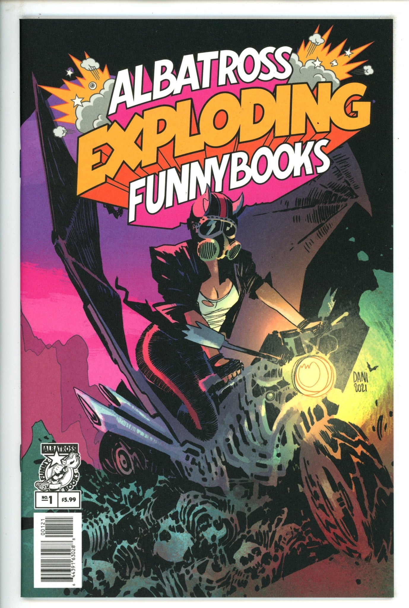 Albatross Exploding Funnybooks 1 High Grade (2022) Strip Variant 