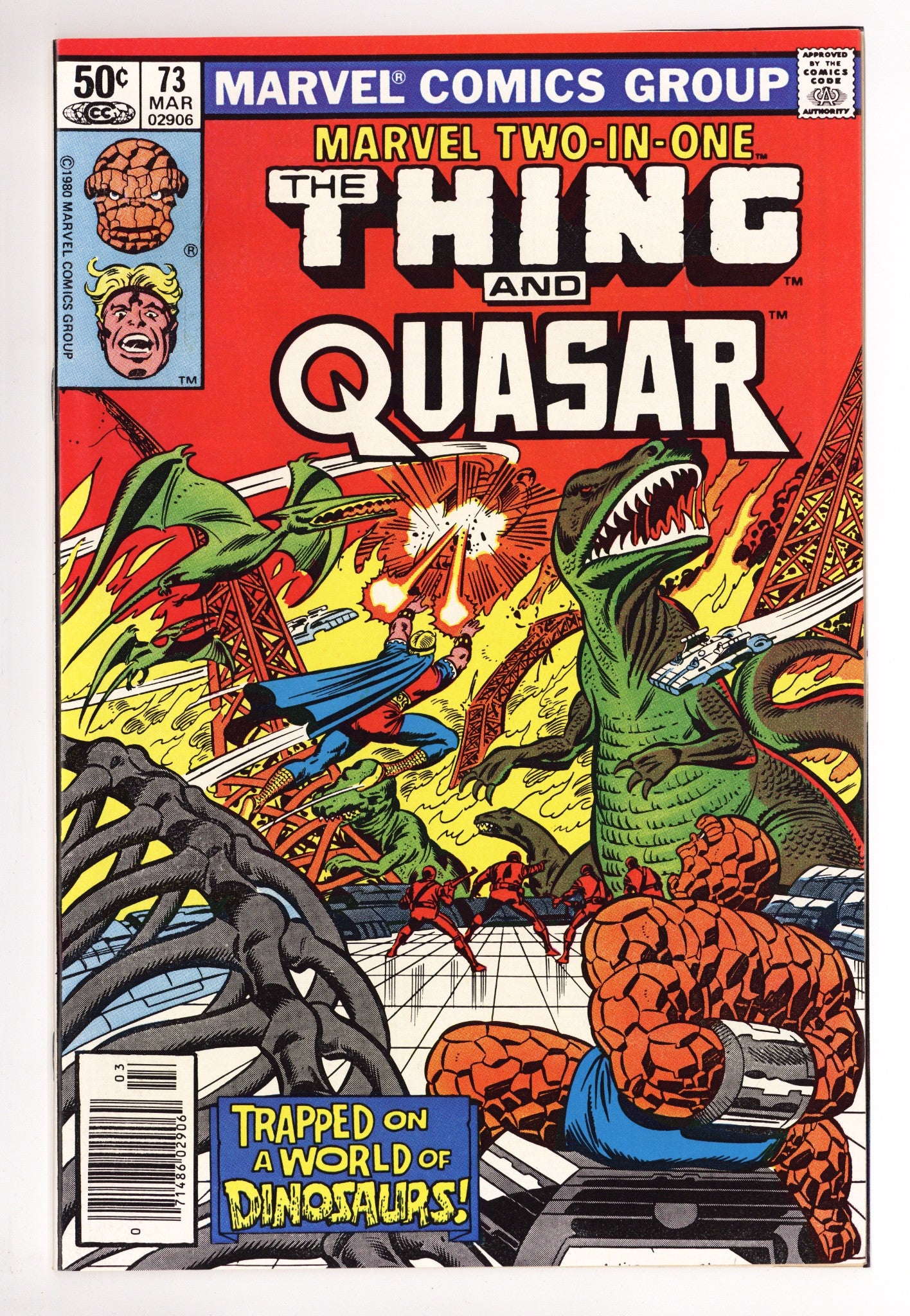 Marvel Two-in-One Vol 1 73 Mid Grade (1981) Newsstand 