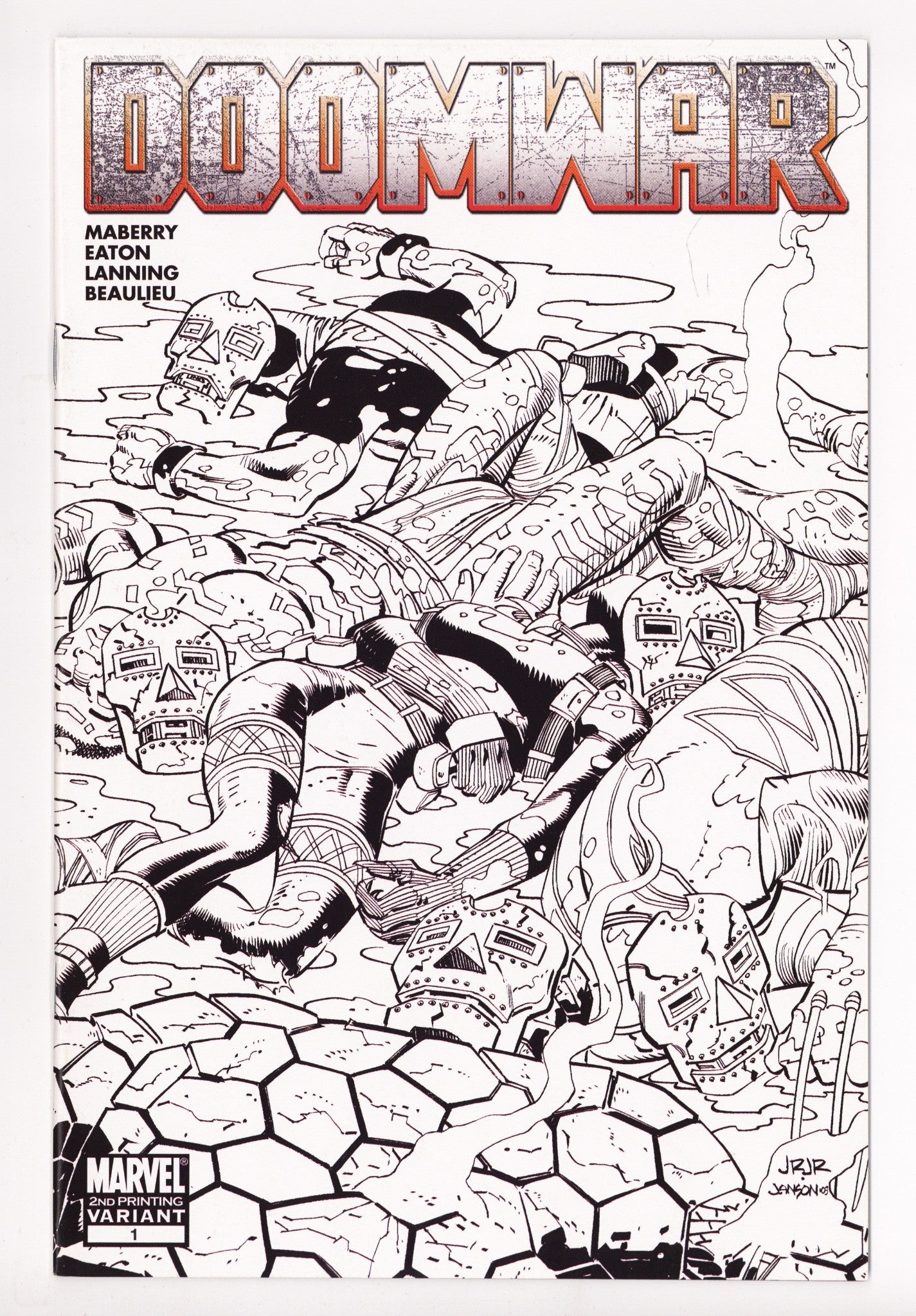 Doomwar 1 High Grade (2010) 2nd Print 