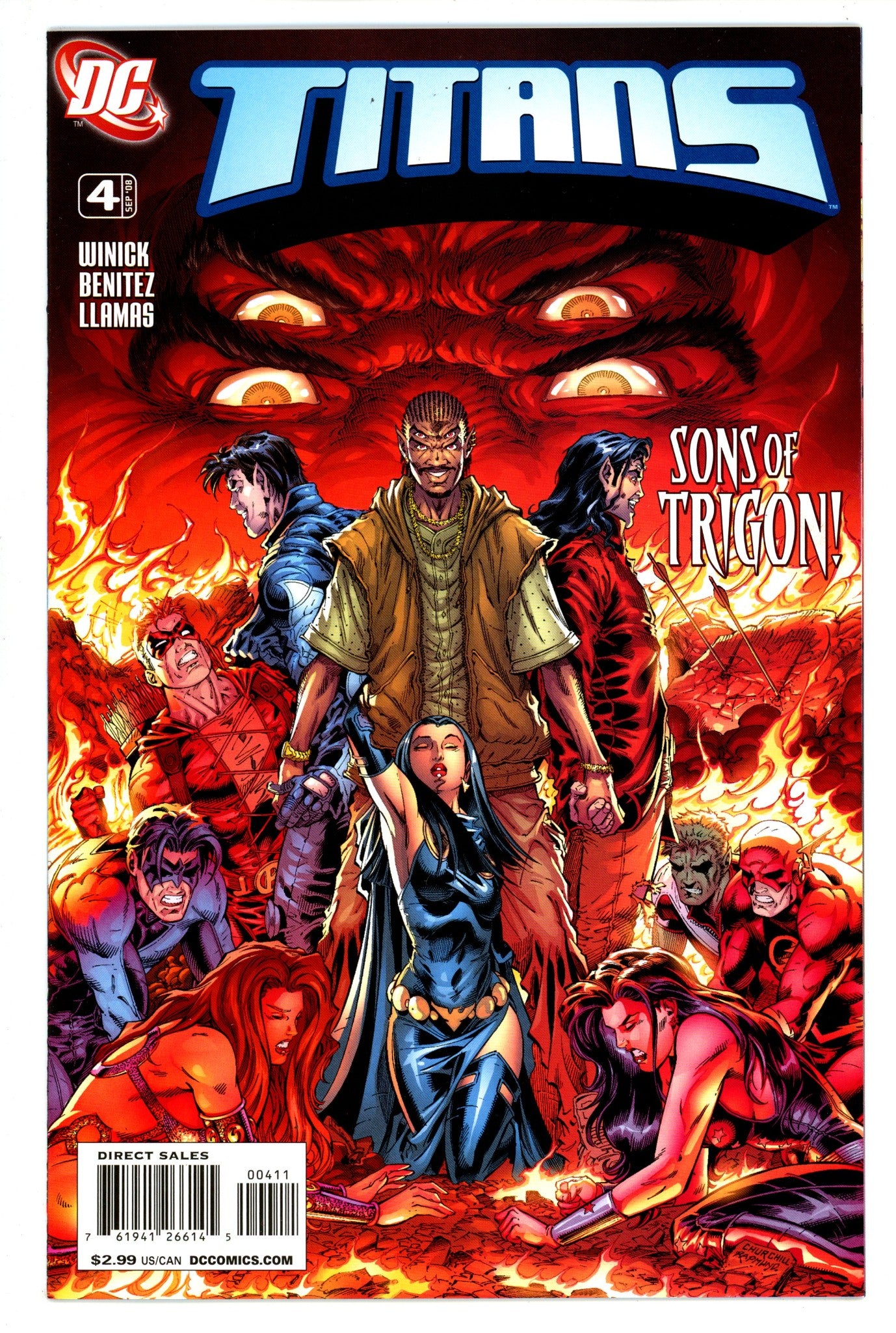 Titans Vol 2 4  High Grade  (2008)   