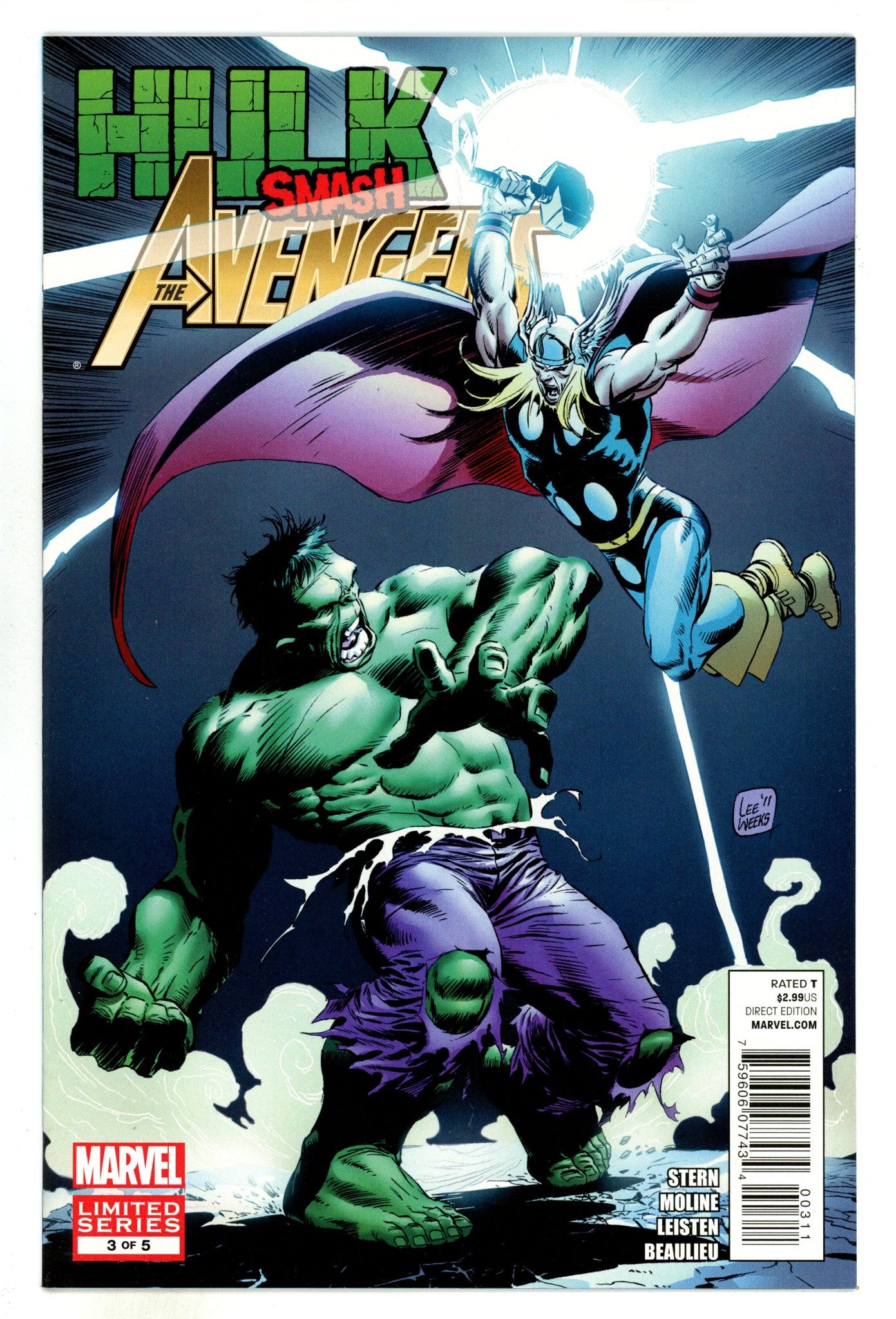 Hulk Smash Avengers 3 High Grade (2012) 