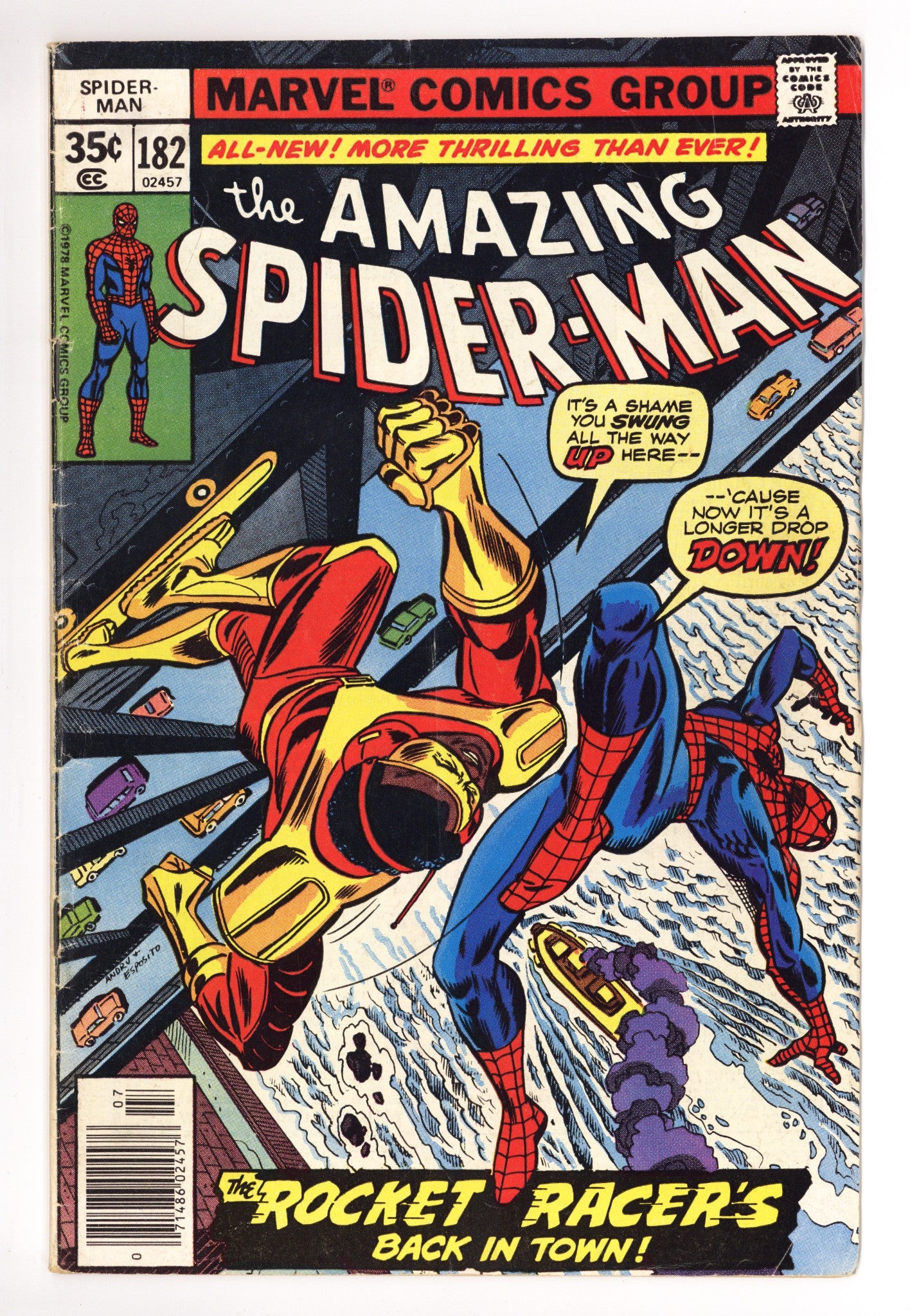 The Amazing Spider-Man Vol 1 182 VG (4.0) (1978) 