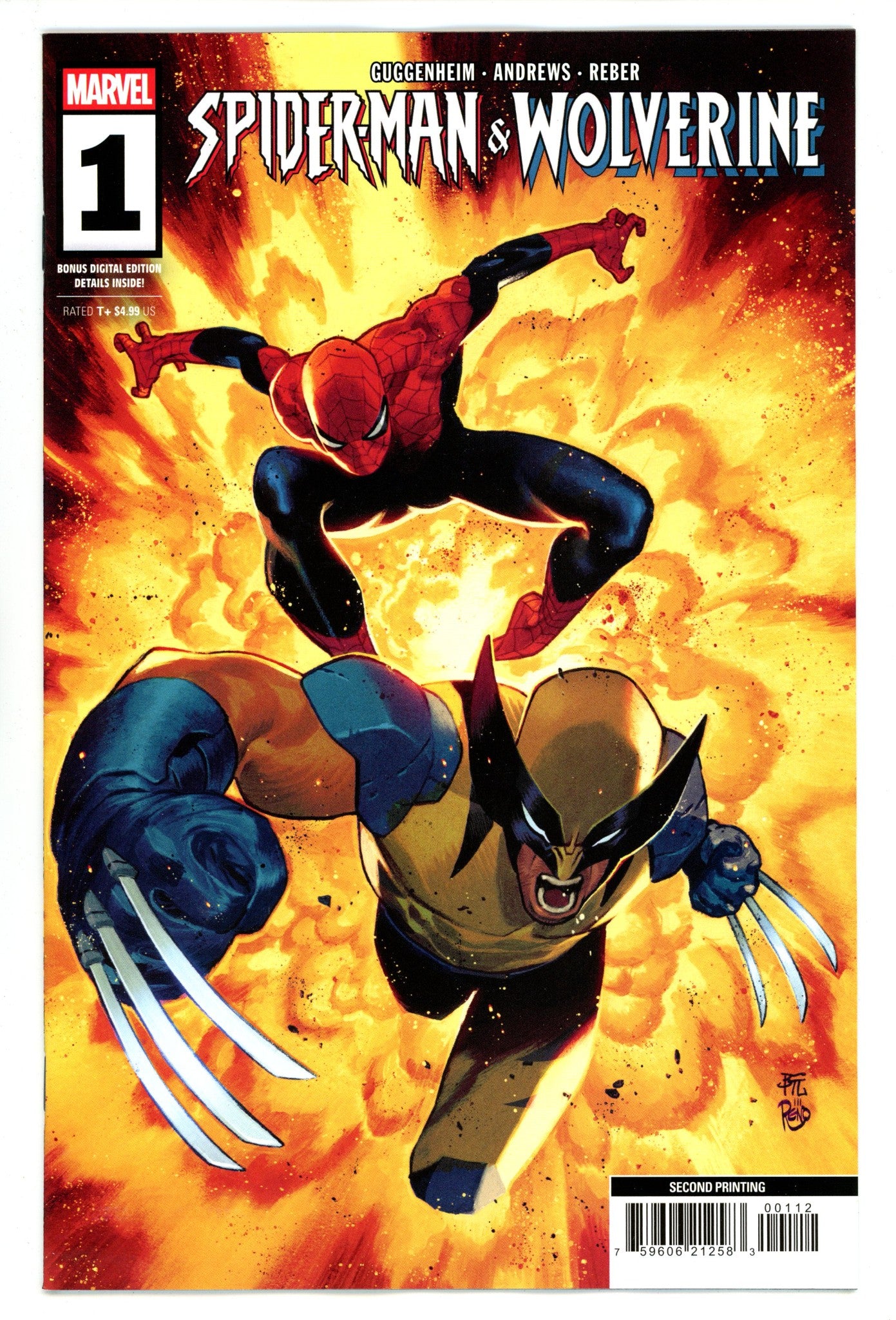 Spider-Man & Wolverine  1   2Nd Print   (2025)