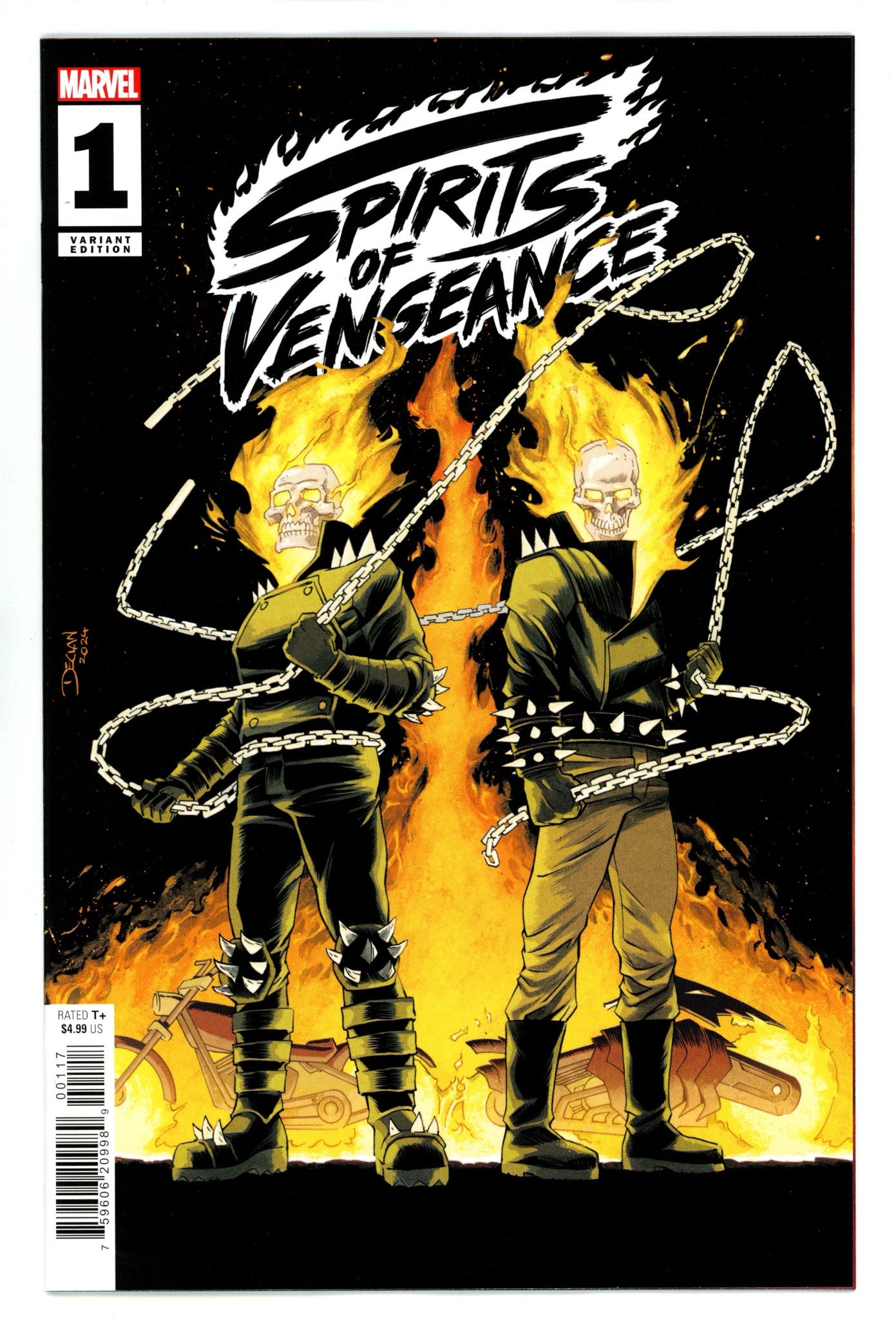 Spirits Of Vengeance 1 Shalvey Incentive Variant NM (2024)