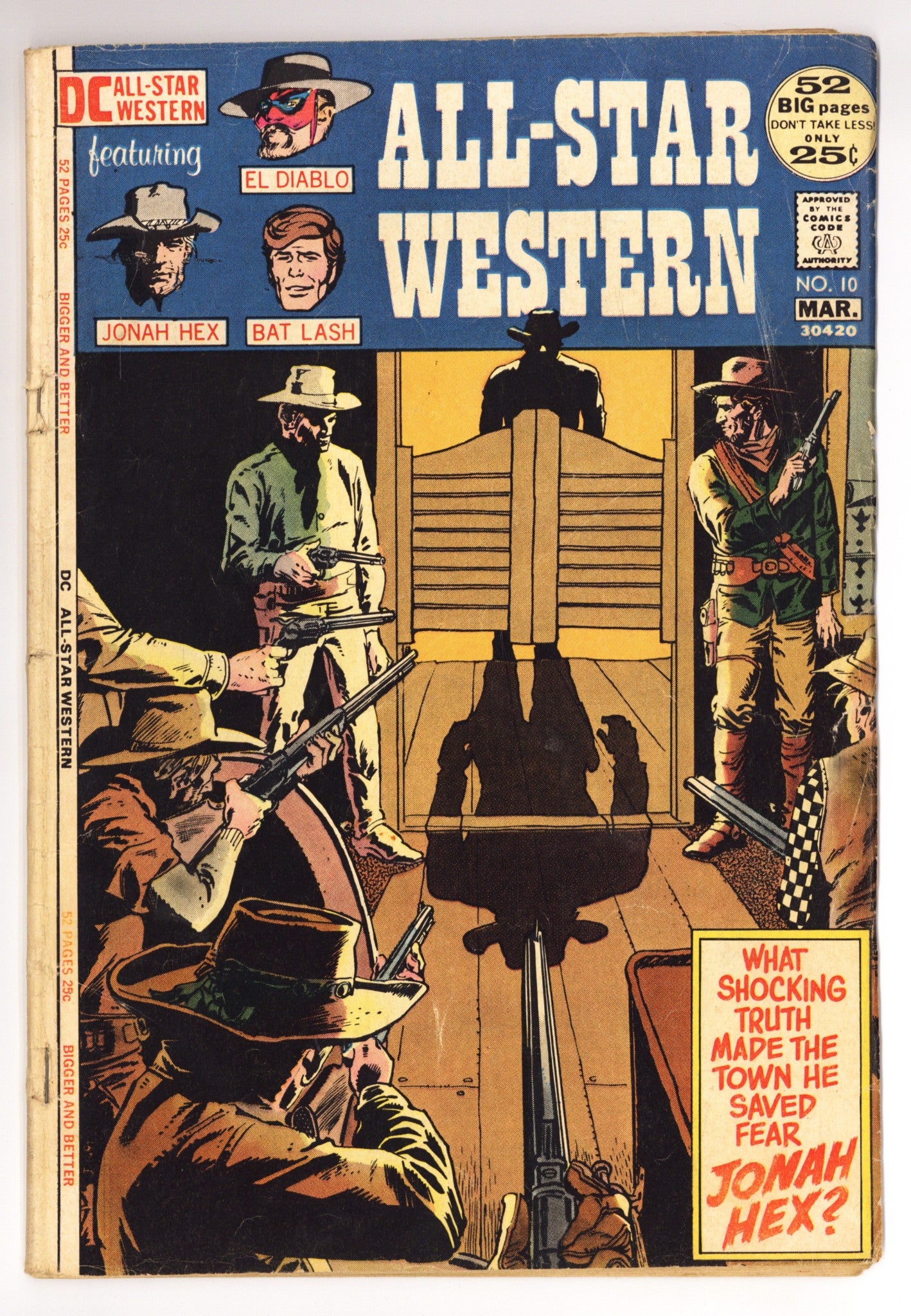 All-Star Western Vol 2 10 GD/VG (3.0) Centerfold Missing (1972) 