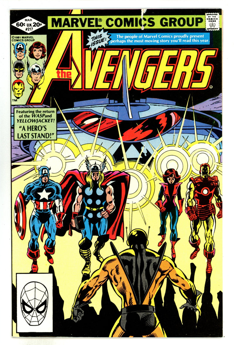 The Avengers Vol 1 217  Mid Grade   (1982)        