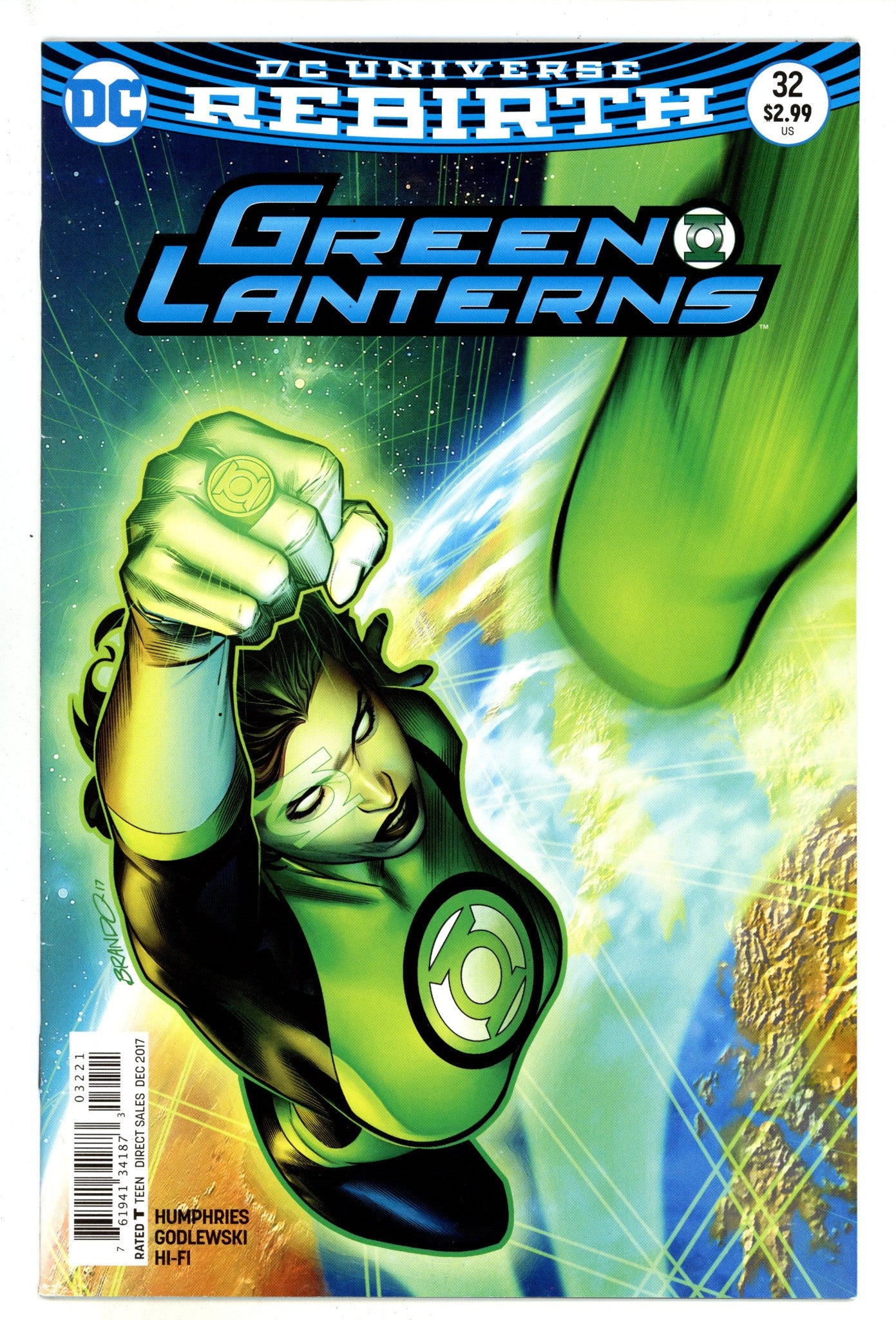 Green Lanterns 32 Low Grade (2017) Peterson Variant 