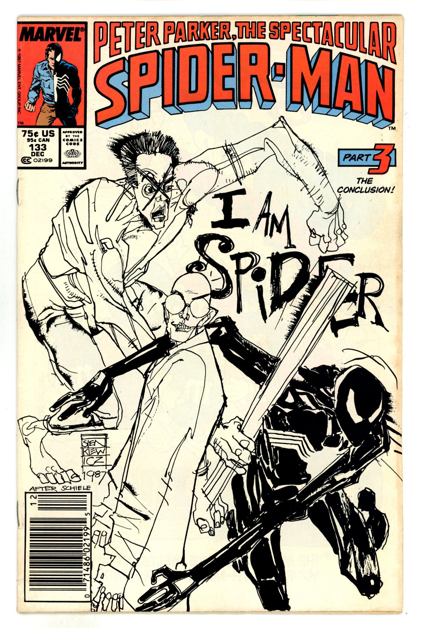 The Spectacular Spider-Man Vol 1 133 Mid Grade (1987) Newsstand 