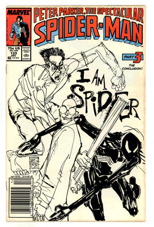 The Spectacular Spider-Man Vol 1 133 Mid Grade (1987) Newsstand