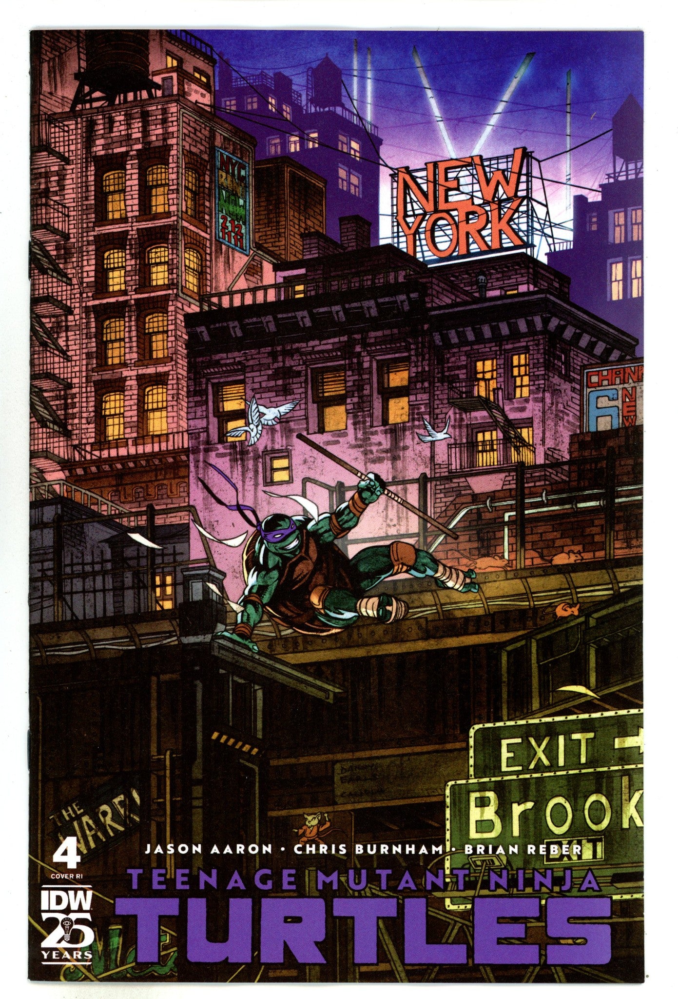 Teenage Mutant Ninja Turtles Vol 6 4 Earls Connecting Incentive Variant NM- (2024)