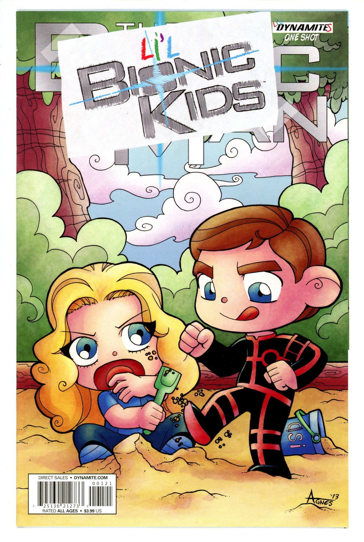Li'l Bionic Kids One-Shot 1 High Grade (2014) Garbowska Variant 