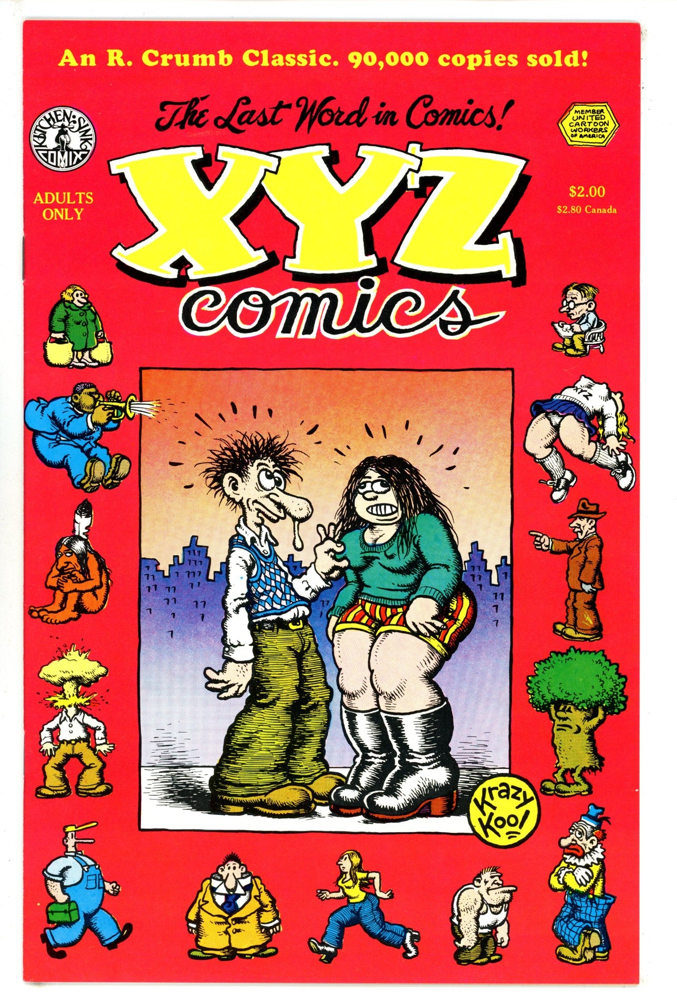 XYZ Comics 1 7Th Print NM- (1987)