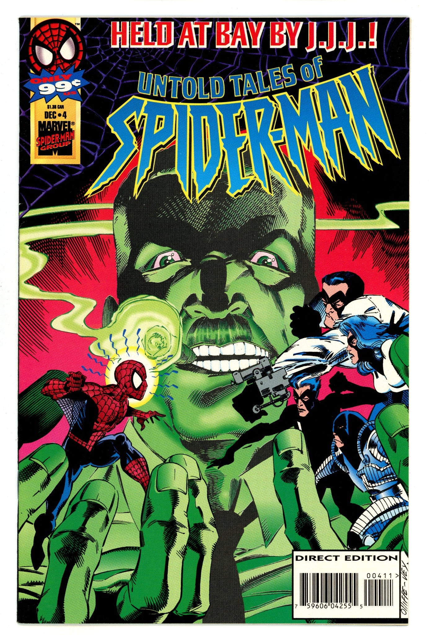 Untold Tales of Spider-Man  4  High Grade  (1995)  