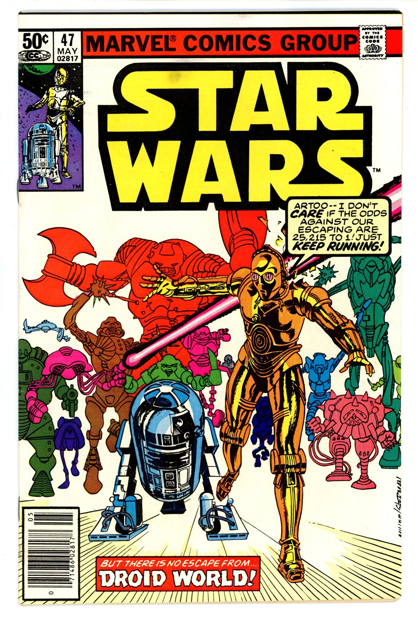 Star Wars Vol 1 47 FN/VF (7.0) (1981) Newsstand 