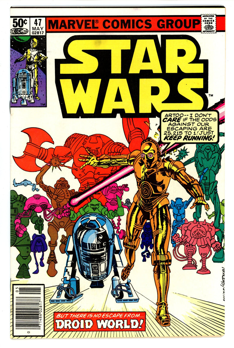 Star Wars Vol 1 47 FN/VF (7.0) (1981) Newsstand 