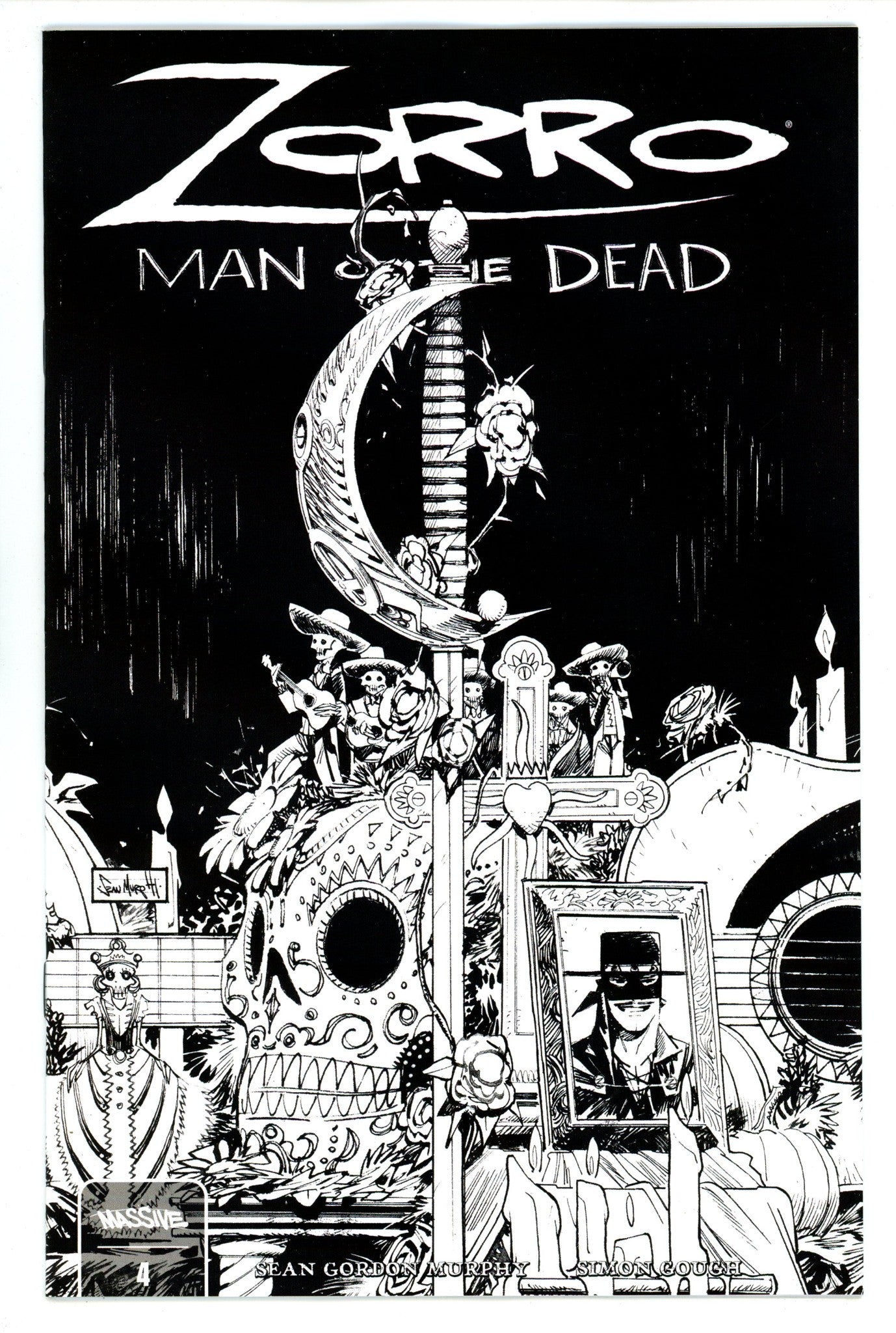 Zorro Man Of The Dead 4 Murphy B&W Variant (2024)