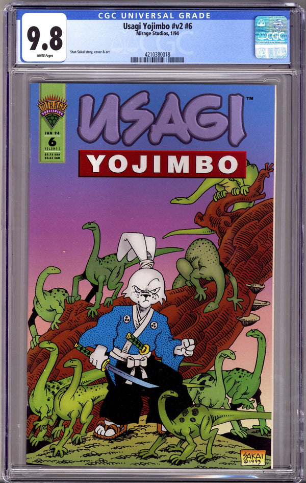 Usagi Yojimbo Vol 2 6 CGC 9.8 (1994)