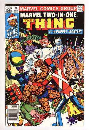 Marvel Two-in-One Vol 1 74 High Grade (1981) Newsstand