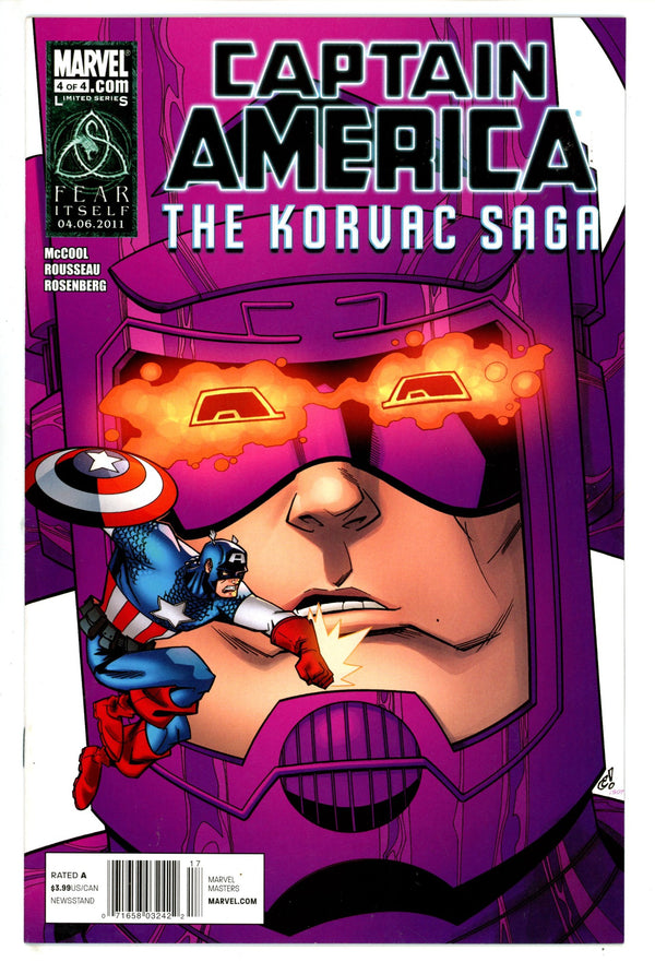 Captain America & the Korvac Saga 4 Newsstand VF- (2011)